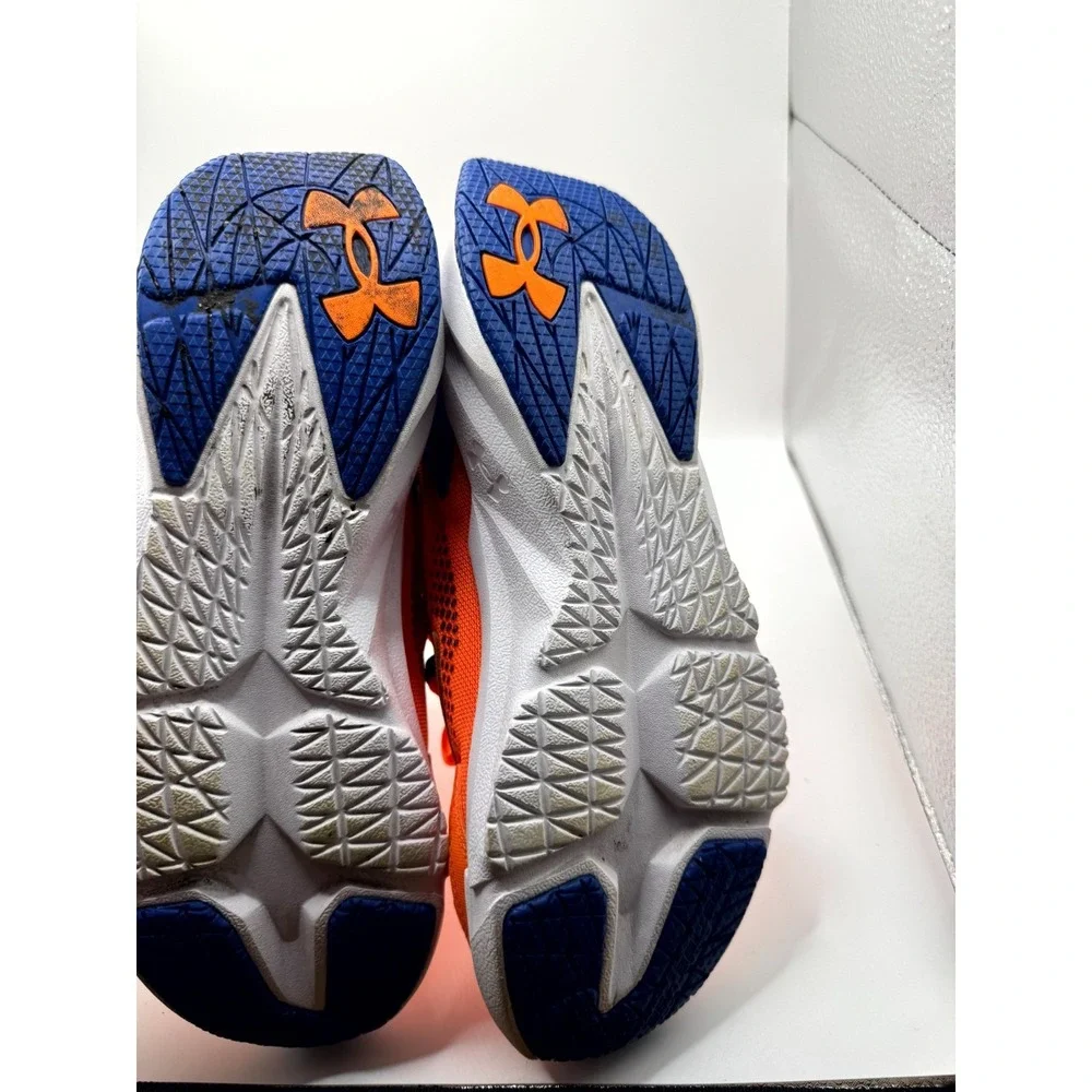 Under Armour Scramjet 6 GS 3027691-800 Kid 5.5 Sneaker Orange Mesh Running Shoes